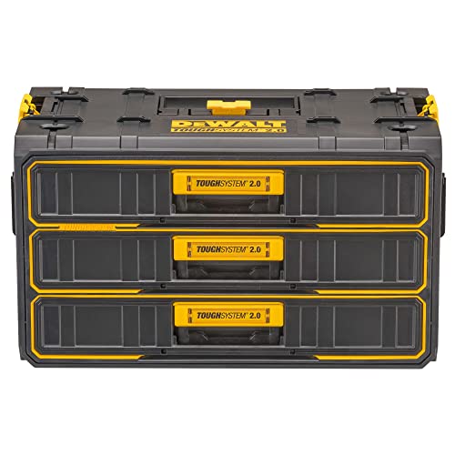 DEWALT TOUGHSYSTEM 2.0 Tool Organizer and Storage 3 Drawer Unit (DWST08330)