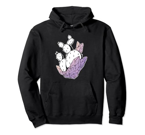 Cactus Geode Crystal Southwest Pullover Hoodie
