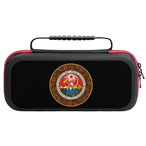 Coat of Arms of Georgia Carrying Case for Switch Lite Portable Travel Storage Bag for Accessories Games
