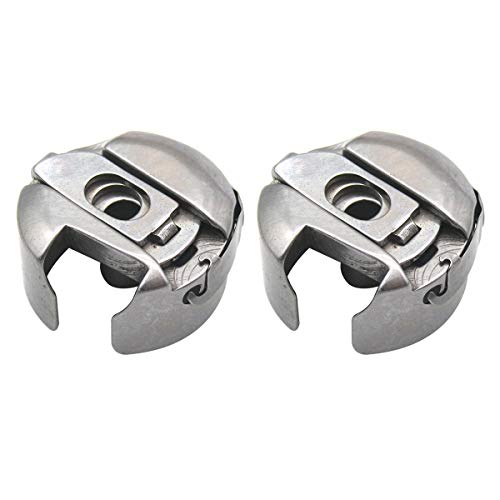 CKPSMS Brand - #BC-PF9076-NBL New Compatible with PFAFF Sewing Machines Bobbin Case 9mm NO Backlash (2 PCS)