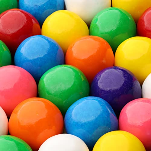 Gumballs for Gumball Machine - 1 Inch Large Double Bubble Gumballs - Assorted Fruit Flavored Bubble Gum for Kids - Sweet Gum Balls in Bulk 1.7 Lb - Chewing Gum for Kids