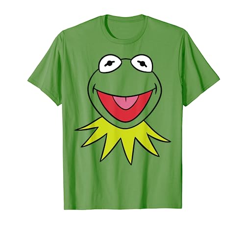 Disney The Muppets Kermit Big Face Vintage Portrait T-Shirt
