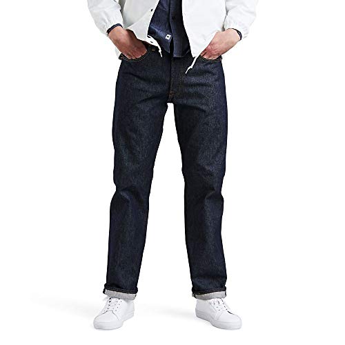 Levi's Men's 501 Original Fit Jeans (Also Available in Big & Tall), Rigid, 42W x 32L