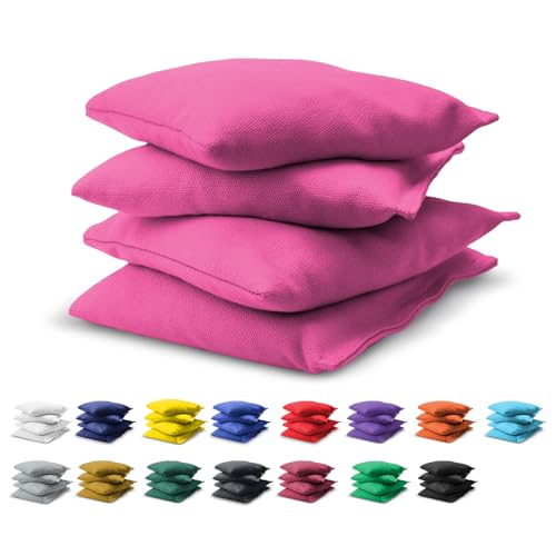 GoSports Official Regulation Cornhole Bean Bags Set (4 All Weather Bags) - 16 Colors Available