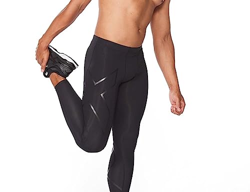 2XU Men's Core Compression Tights, Black/Nero, Small