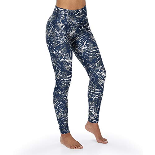 Officially Licensed Zubaz Women's NFL NFL Women's Firework Legging, Dallas Cowboys, Size Small