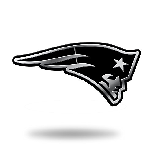 Rico Industries NFL New England Patriots Chrome Finished Auto Emblem 3D Sticker