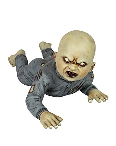 Spirit Halloween Goryious Zombie Baby | Halloween Décor | Horror Décor | Creepy Baby Doll | Scary Decoration