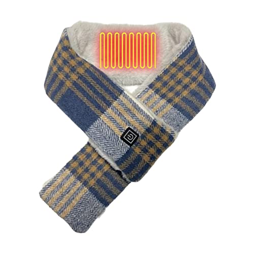 Todays Deals of The Day Clearance Items Heated Scarf Neck Heating Pad Men and Women Rechargable Heated Neck Warmer Wrap USB Pain Thermal Scarfs No Battery Amazon Brand Products Store