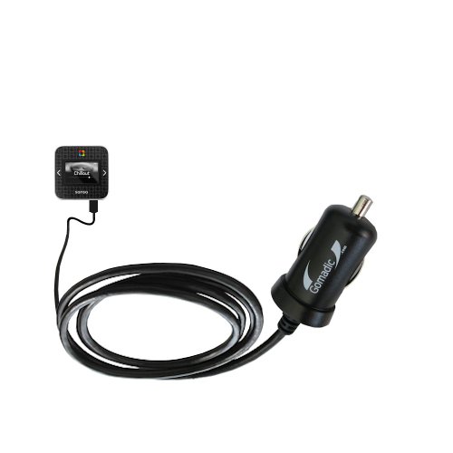 Mini 10W Car/Auto DC Charger Designed for The Sandisk Sansa SlotRadio to Go with Gomadic Brand Power Sleep Technology - Designed to Last with TipExchange Technology