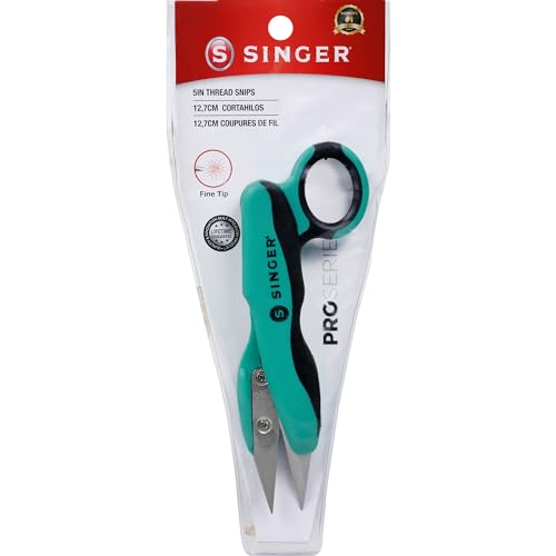 SINGER 00564 ProSeries Thread Snips, 5-Inch,Teal