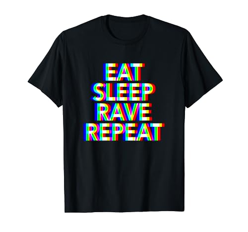 Eat Sleep Rave Repeat Shirt 3D TShirt | Original Trippy Look