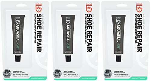 GEAR AID McNett Freesole Shoe & Boot Repair 1oz Clear Rubber Sealant (3-Pack)
