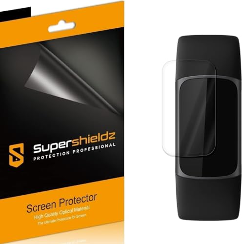 Supershieldz (3 Pack) Designed for Fitbit (Charge 6) Screen Protector, High Definition Clear Shield (TPU)