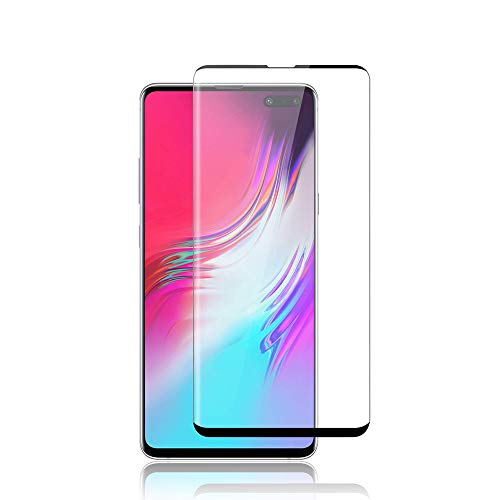 UPONEW for Samsung Galaxy S10 5G Glass Screen Protector - [2 Pack] 3D Anti-Scratch 9H Hardness Tempered Glass Film Screen Protector for Samsung Galaxy S10 5G SM-G977U SM-G977B G977 SM-G977