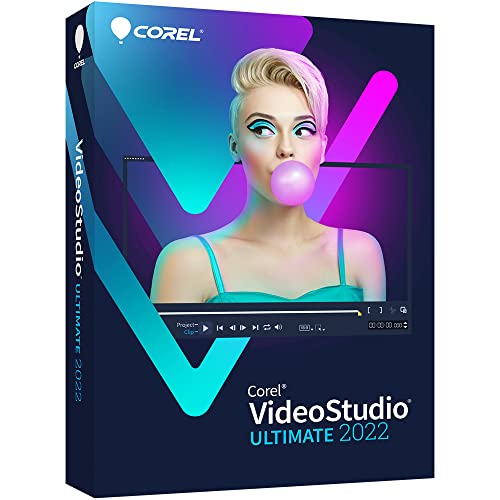 Corel VideoStudio Ultimate 2022 | Video Editing Software with Hundreds of Premium Effects | Slideshow Maker, Screen Recorder, DVD Burner [PC Key Card] [Old Version]