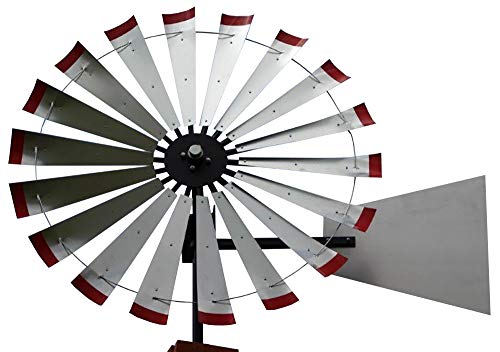 60-inch Windmill Head w/Plain Tail & Instructions to Build a 20-foot Tall Windmill