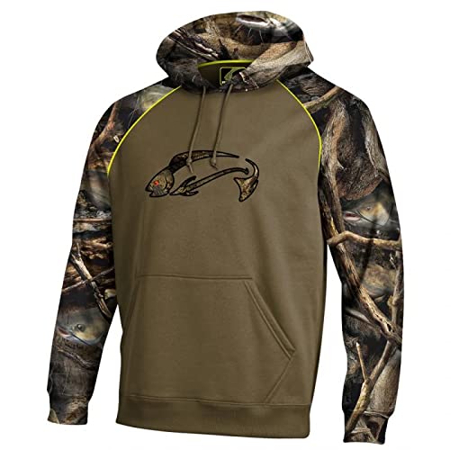 First Cast Catfish Hoodie - Fishing Sweatshirt (Large)