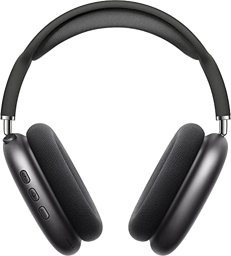 Peakfun Pro Wireless Bluetooth Headphones Active Noise Cancelling Over-Ear Headphones with Microphones, 42 Hours Playtime, HiFi Audio Adjustable Headphones for iPhone/Android/Samsung - Space Gray