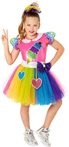 Rubie's Child's XOMG POP! Ice Cream Girl Costume Dress & Scrunchies, As Shown, Small