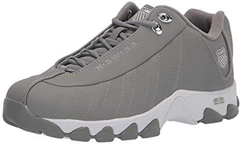 K-Swiss Men's ST329 CMF Sneaker, Neutral Gray/Silver, 10 XW