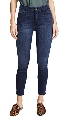 DL1961 Women's Florence Skinny Mid Rise Instasculpt Crop, Morgana, 26
