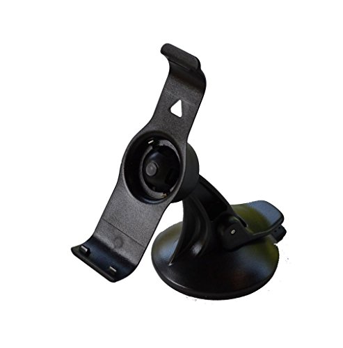 EKIND Car Windscreen Windshield Suction Cup Mount Holder Cradle Compatible for Garmin GPS Nuvi 25xx Series(2500 2505 2515 2545 2515LT 2545LMT 2555LMT 2555LT 2585TV 2595 2595LMT) Black