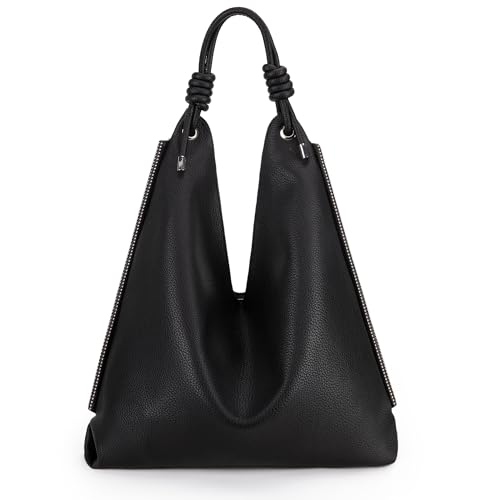 Montana West Hobo Bags for Women Purses and Handbags Large Slouchy Hobo Purses Shoulder Bag MWC-211-BK