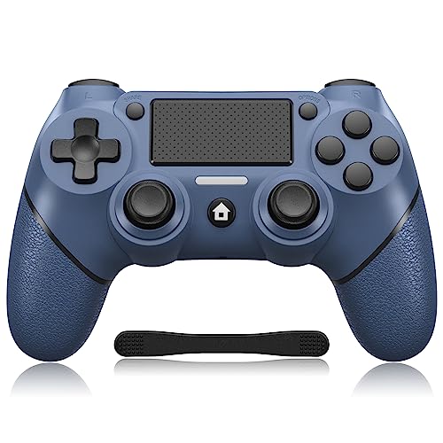 PSCHOISE P-4 Controller Dual-shock 4 Wireless Compatible for Play-Station 4/P-4/Pro/Slim/Wireless P-4 Controller with paddles P-4 Remote Control for PC 6-Axis Motion Sensor Turbo，1000mAh
