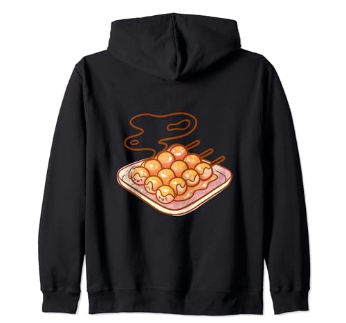 Dango Mochi Rice Balls Zip Hoodie