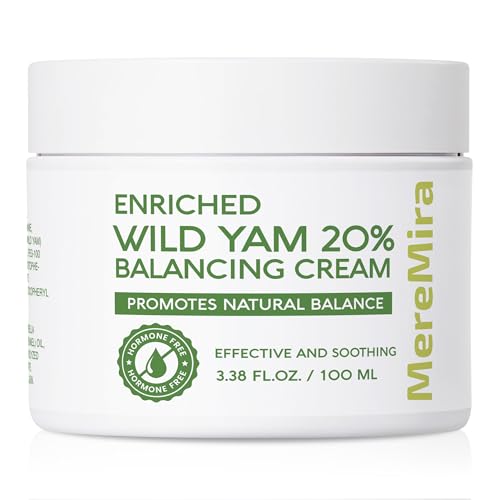 Wild Yam Cream for Hormone Balance: Australia Barbara O'neill Recommended Solution for Women Menopause Hormonal Balancing - 20% Topical Natural Wild Yam, 3.38 fl.oz