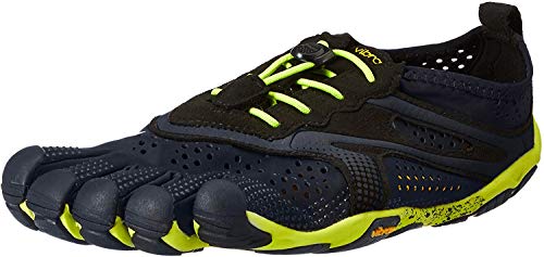 Vibram Men's FiveFingers, V-Run Running Shoe Black Yellow 45 M