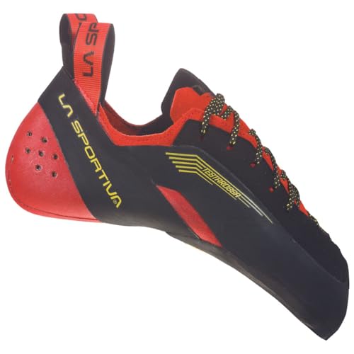 La Sportiva TESTAROSSA Climbing Shoe, Red/Black, 44.5
