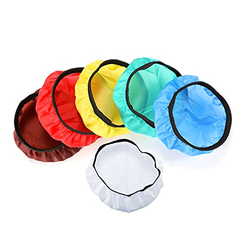 Soonpho 7' 180mm Soft Diffuser Sock for Photography Studio Strobe Reflector Standard Reflector(White/Red/Blue/Yellow/Green/Brown)
