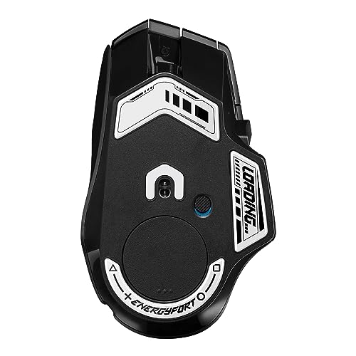 MOSHOU Mouse Feet Skates Compatible with Logitech G502X Plus/Lightspeed Wireless Gaming Mouse, Rounded Curved Edges Flawless Glass Mouse feet Replacement, Super Fast Smooth and Durable Sole (White)