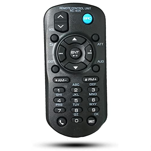 Universal Replacement Remote for Kenwood Car Audio Stereo Head Unit KDC-MP345U, KDC-MP445U, KDC-MP745U, KDC-X395, KDC-X396, KDC-X494, KDC-X496, KDC-X595, KDC-X596, KDC-X695, KDC-MP252U