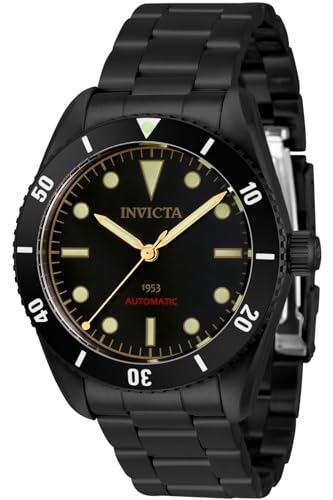INVICTA 34337 Men's 1953 Combat PRO Diver Mens NH35 Automatic 40MM All Black IP SS Watch