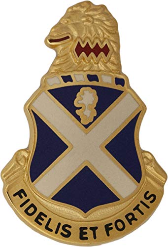 113th Infantry NJ ARNG Unit Crest (Fidelis Et Fortis)