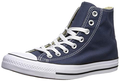 Converse Unisex Chuck Taylor All Star Hi Top Sneaker Shoes Navy Blue, 6 Men/8 Women
