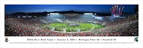 Rose Bowl 2014 Champions - Michigan State - Blakeway Panoramas Unframed College Sports Posters