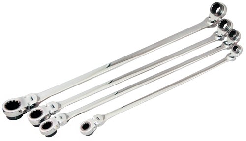 ATD Tools 99750 4-Piece 8 SAE Size X-Large Ratcheting Wrench Set