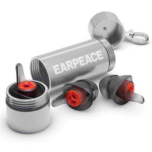 EARPEACE Moto PRO - Motorcycle Ear Plugs Wind Noise Protection - Reusable Motorcycle Earplugs - Comfortable Ear Plugs for Motorcycle Riding with High Fidelity PRO Filter Noise Canceling Up to 24dB