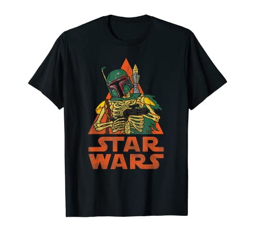Star Wars Boba Fett Skeleton Halloween Costume T-Shirt