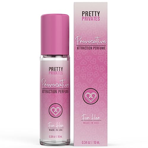 Pretty Privates Pheromone Cologne For Women - Provocative Scent - Pheromone Perfume Oil For Her - Pheromones In A Bottle - Long-Lasting - 0.34 oz (10 mL)