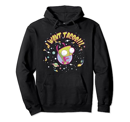 Nickelodeon Invader Zim GIR Wants Tacos Pullover Hoodie