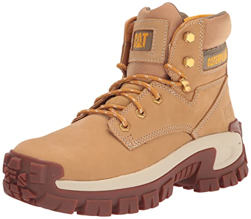 Cat Footwear Men's Invader Hi Steel Toe Construction Boot, HONEY RESET, 12 W