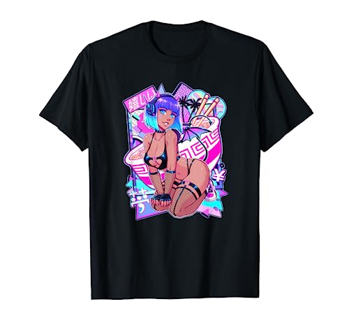 Sexy Anime Girl Japanese Sexy Demon Girl Cosplay T-Shirt