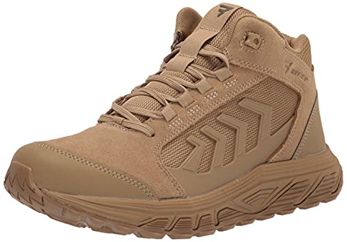Bates Men's Rush Mid Shield Vent Military and Tactical Boot, Coyote, 10.5