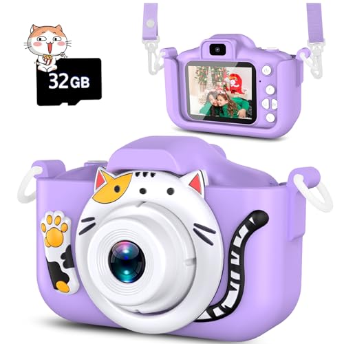 Upgrade Kids Selfie Camera for Boys,Girls Christmas Birthday Festival Gift for Kids,Digital Camera for Toddlers Toys for 3 4 5 6 7 8 9 10 11 12 Year Old