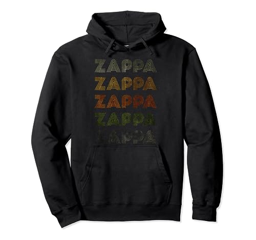 Love Heart Zappa Tee Grunge Vintage Style Black Zappa Pullover Hoodie